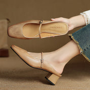 Meyra Leather Mules
