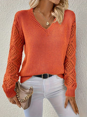 Rosy | Crochet detailed jumper