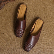 Viola Genuine Leather Mules