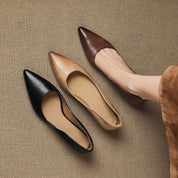 Arla Genuine Leather Flats