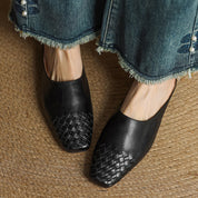 Viola Genuine Leather Mules