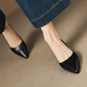 Arla Genuine Leather Flats