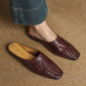 Viola Genuine Leather Mules