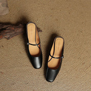 Meyra Leather Mules