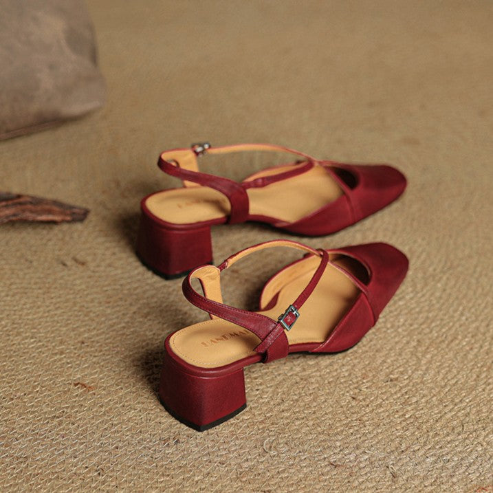 Valenne Leather Heels