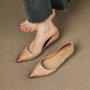 Arla Genuine Leather Flats