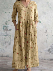 Celestine | Dress with vintage floral print