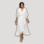 Arabella | Flowing V-Neck Silhouette Dress