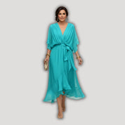 Arabella | Flowing V-Neck Silhouette Dress