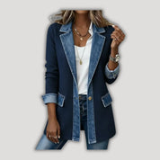 Emilia | Mixed Denim Jacket