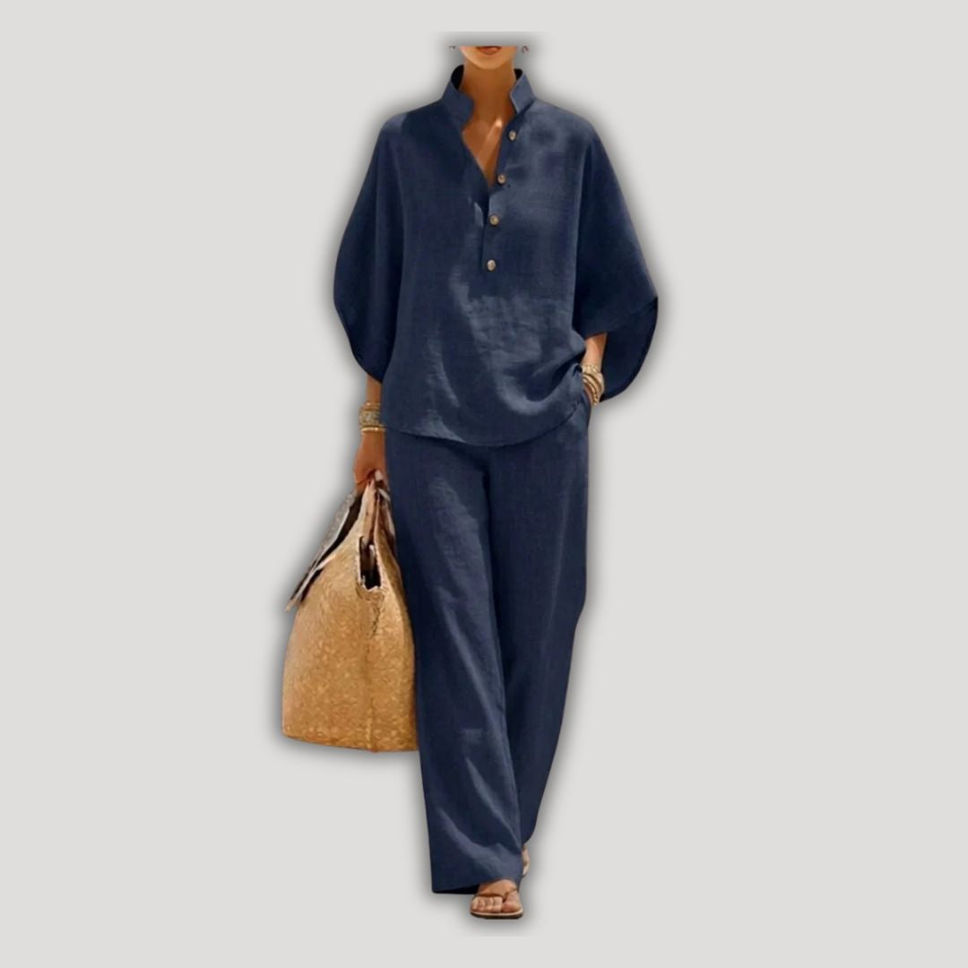 Maribel | Elegant Linen-Look Set