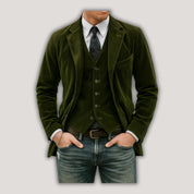 Tom | Blazer and Waistcoat Set in Velvet