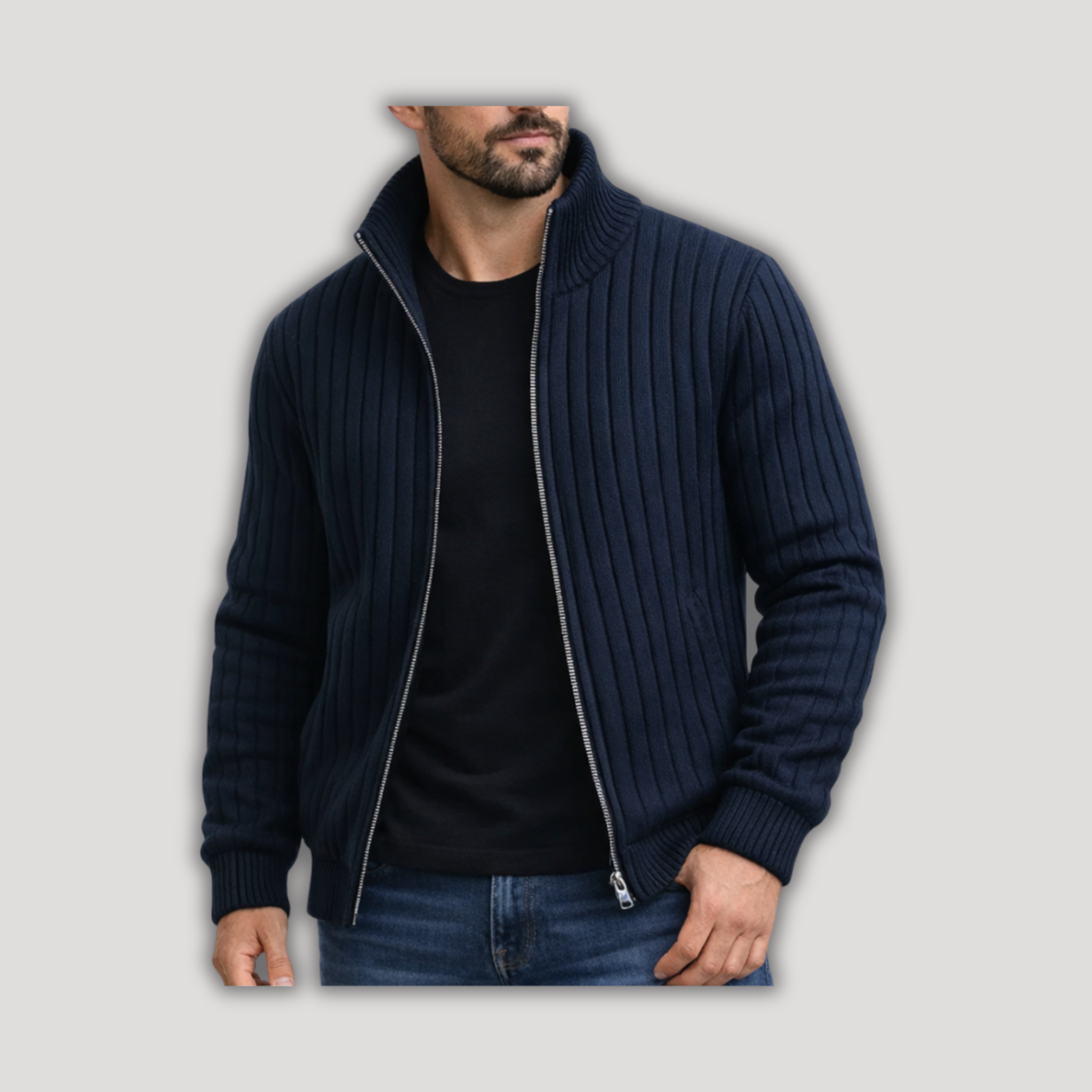 Devin | Classic Elegant Zip Vest