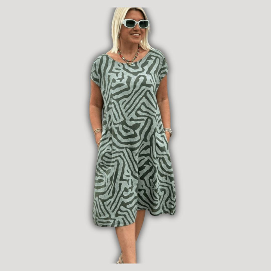 Avanille | Round Neck Summer Dress