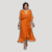 Arabella | Flowing V-Neck Silhouette Dress