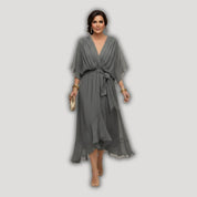 Arabella | Flowing V-Neck Silhouette Dress
