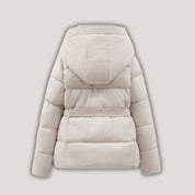 Ciara | Winter Puffer Jacket with Hood snd Belt