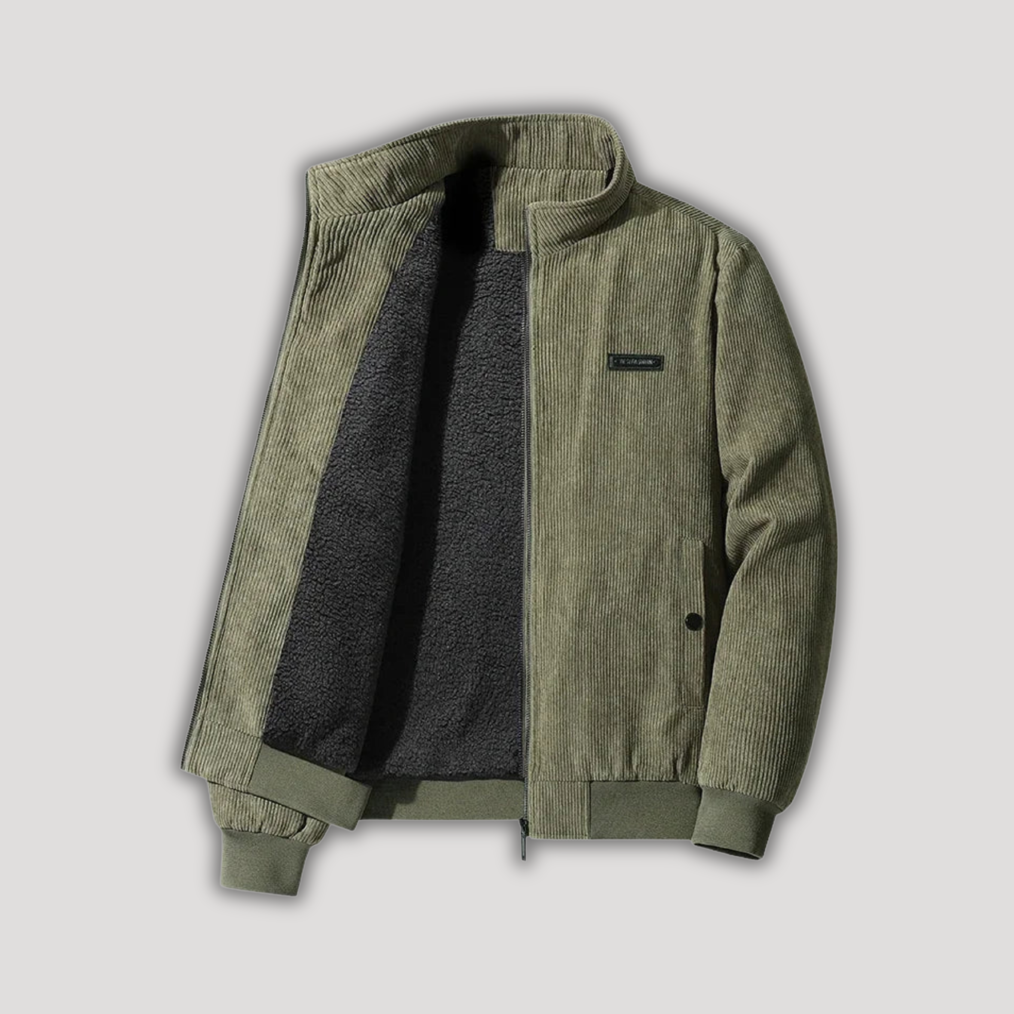 Udo | Cord Jacket with Fleece Lining