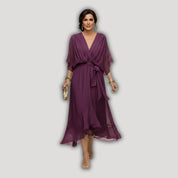 Arabella | Flowing V-Neck Silhouette Dress