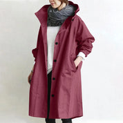 Catherine | Hooded Longline Parka Coat