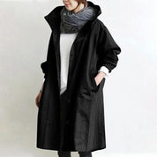 Catherine | Hooded Longline Parka Coat