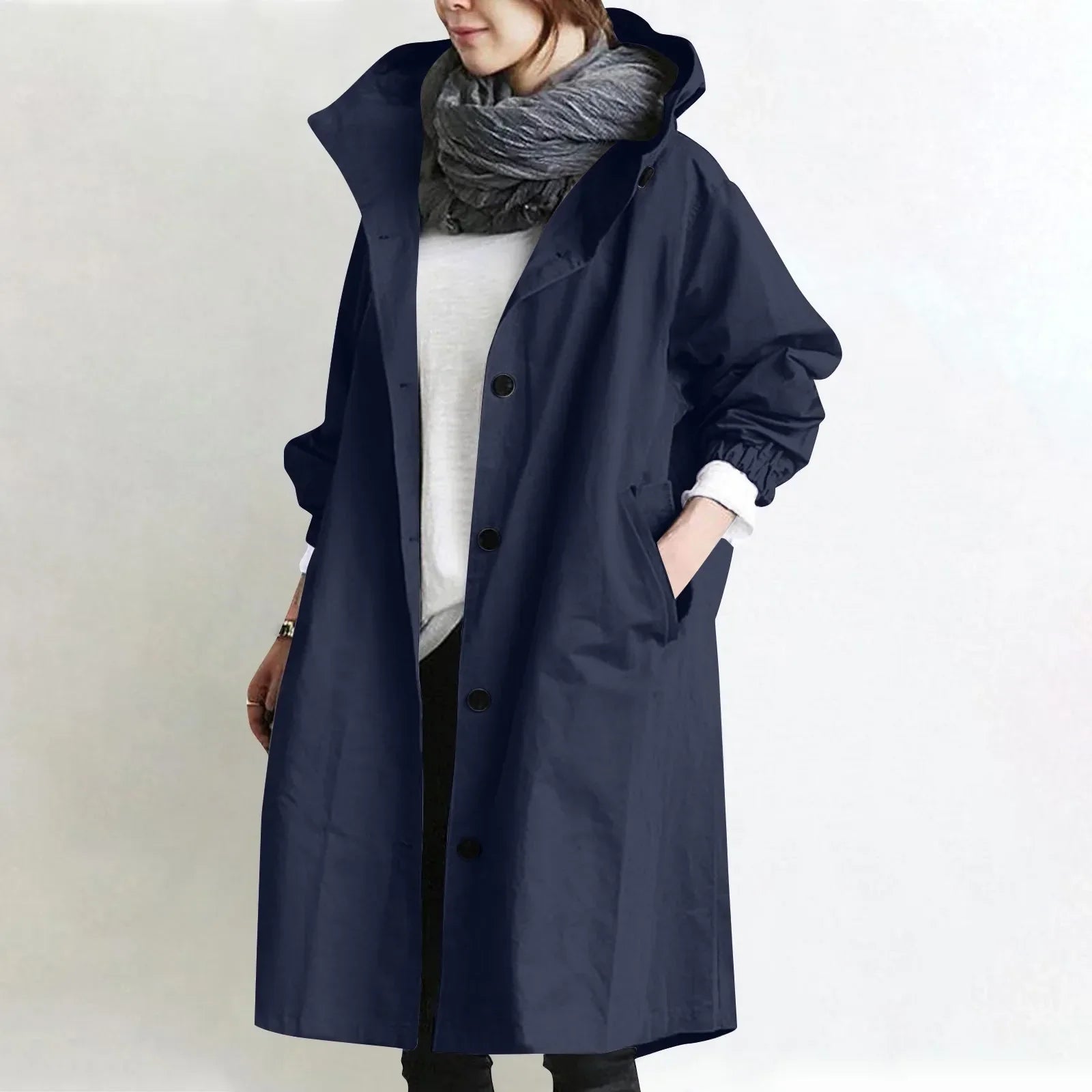 Catherine | Hooded Longline Parka Coat