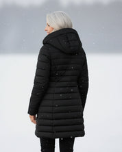 Helen | Fleece-Lined Longline Puffer Coat