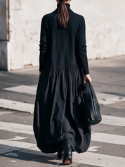 Ingrid | Turtleneck Maxi Dress