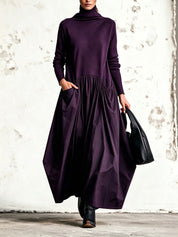Ingrid | Turtleneck Maxi Dress