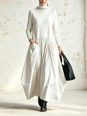 Ingrid | Turtleneck Maxi Dress