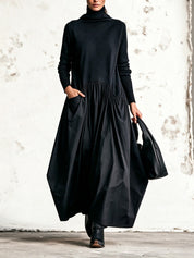 Ingrid | Turtleneck Maxi Dress