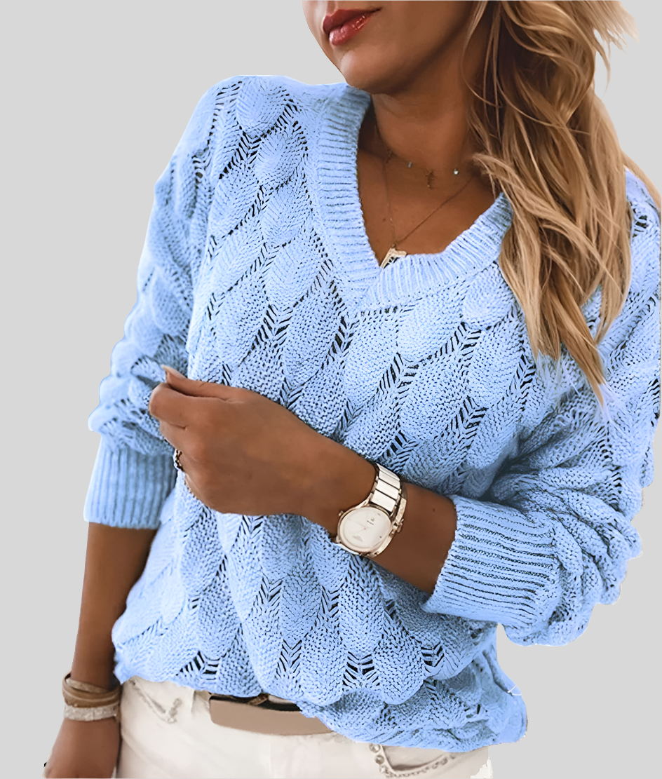 Lumiere | Casual v-neck jumper