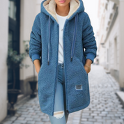 Emily | Cozy fleece hooded jacket