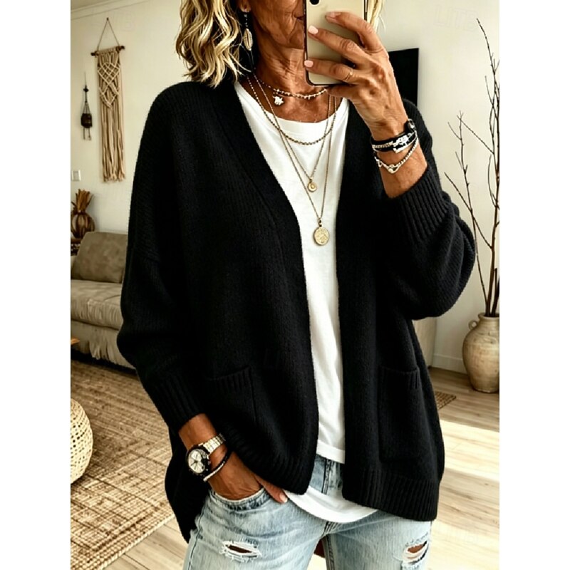 Maureen | Drape Knit Cardigan