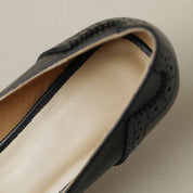 Célora Leather Ribbon Pumps