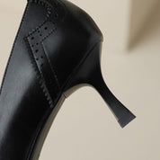 Célora Leather Ribbon Pumps