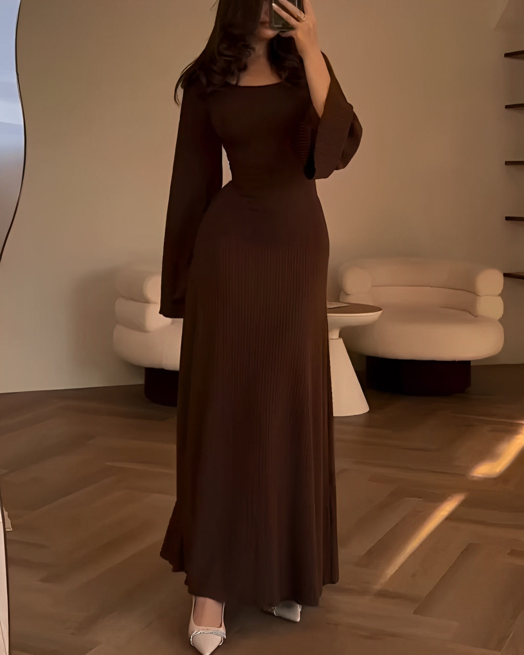 Tess | Knitted Maxi Dress