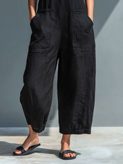 Kendra | Casual Linen-Effect Slouchy Jumpsuit