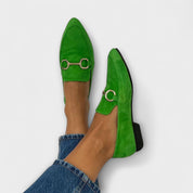 Kaia | Pointed slip-on ballerinas