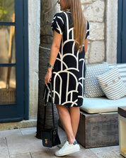 Helmi | Dress with short sleeves