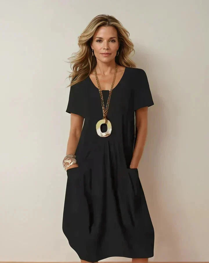 Sienna | Sophisticated Classic A-Line Flow Dress