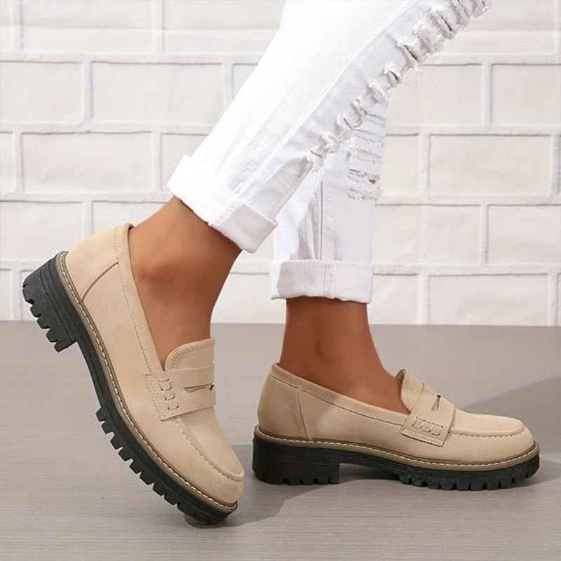 Sophia | Stylish loafers rugged sole
