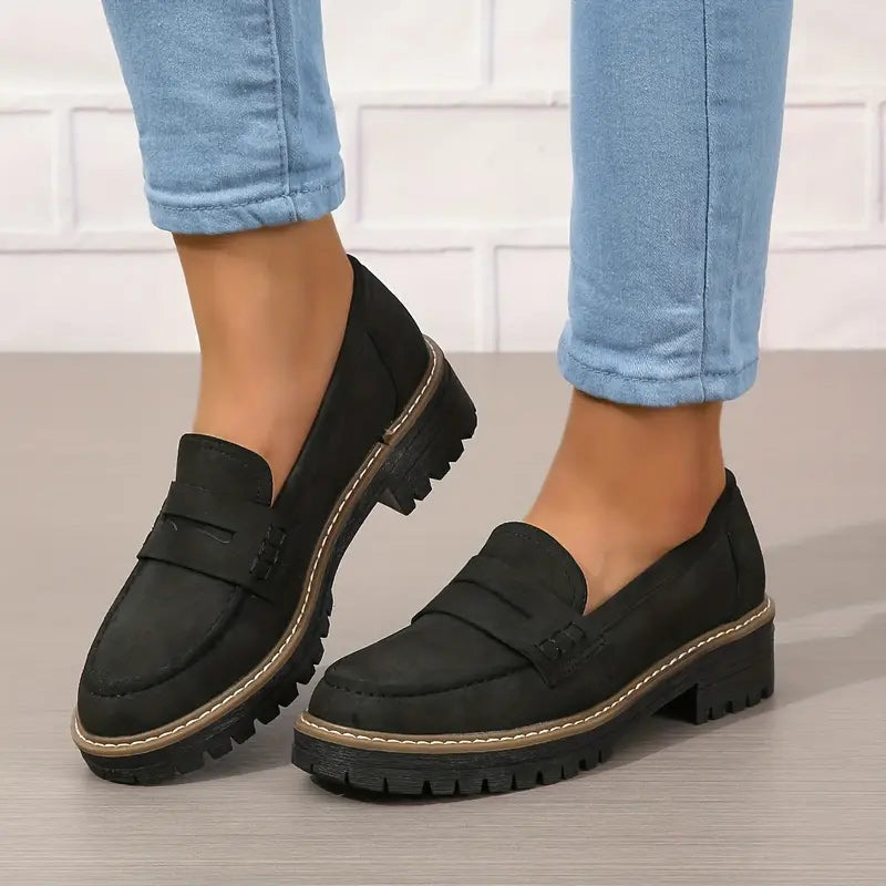 Sophia | Stylish loafers rugged sole