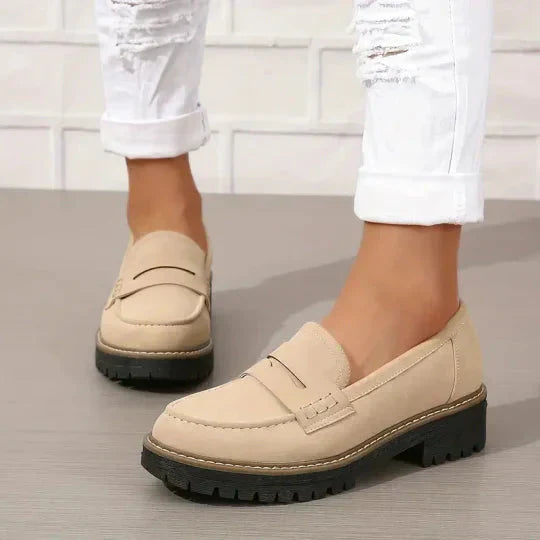 Sophia | Stylish loafers rugged sole