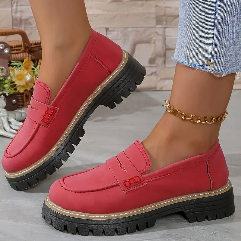 Sophia | Stylish loafers rugged sole