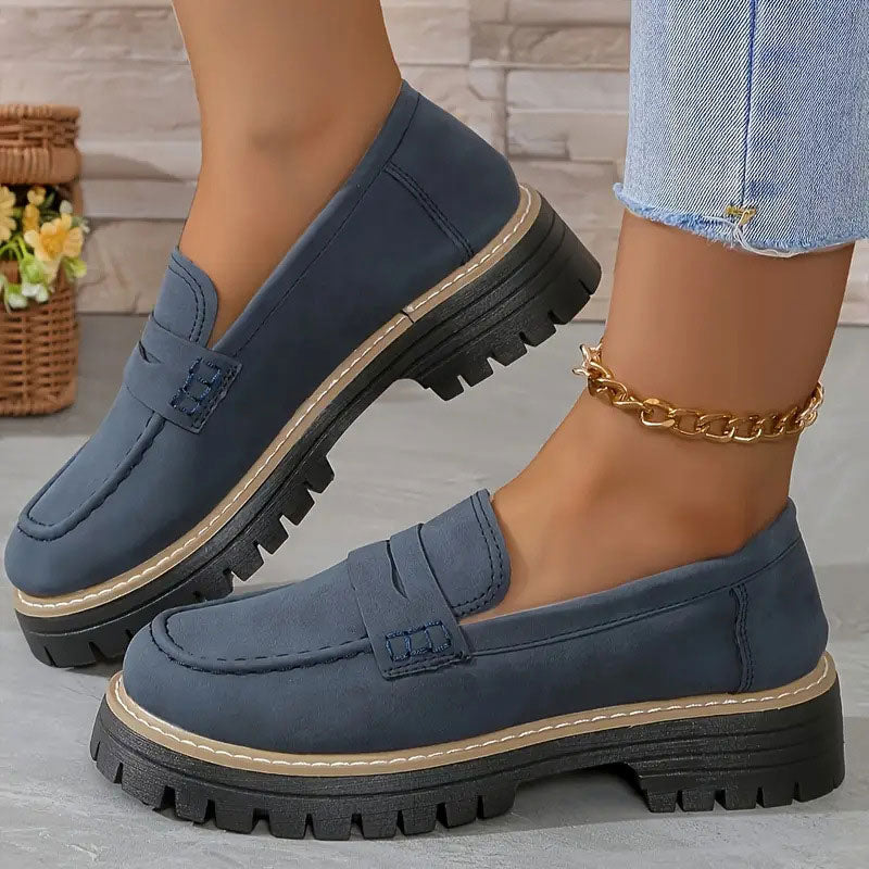 Sophia | Stylish loafers rugged sole