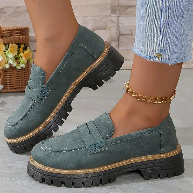 Sophia | Stylish loafers rugged sole