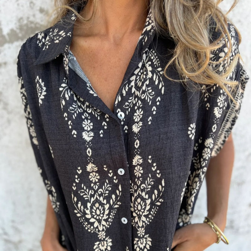 Emmeline | Printed Casual Pocket Dress