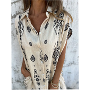 Emmeline | Printed Casual Pocket Dress