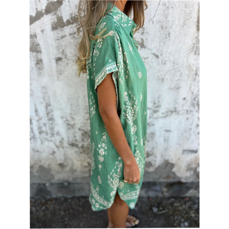 Emmeline | Printed Casual Pocket Dress
